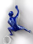 Ancizar Marin Sculptures  Ancizar Marin Sculptures  Male Climber #30 (Blue)